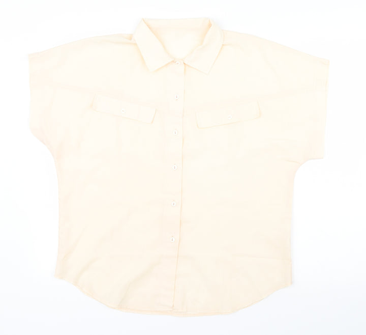 Littlewoods Womens Pink Basic Blouse Size 14