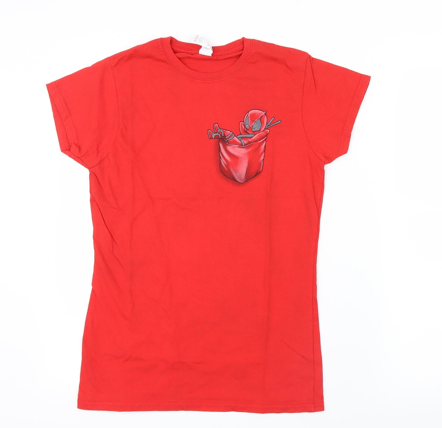 Gildan Womens Red   Basic T-Shirt Size M
