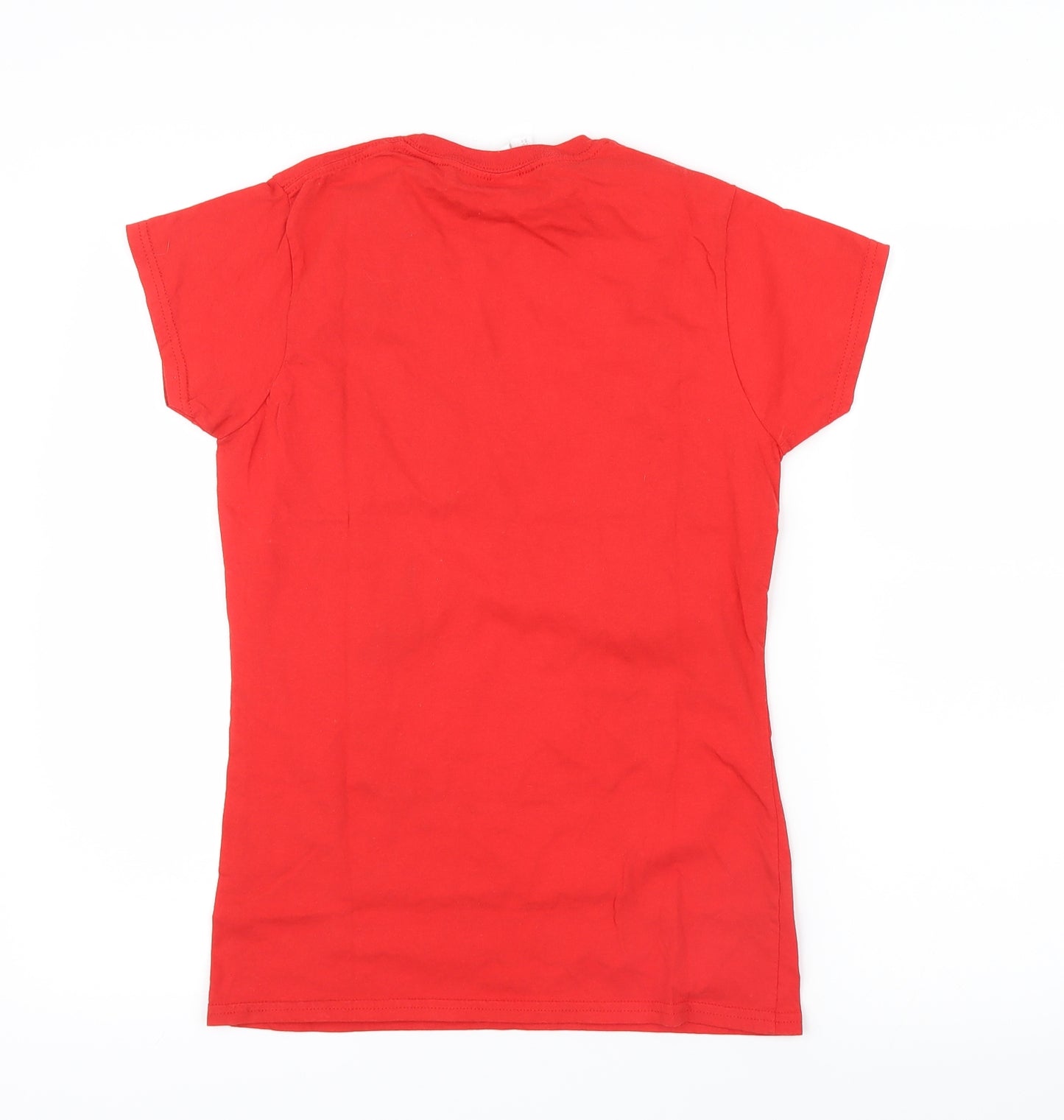 Gildan Womens Red   Basic T-Shirt Size M
