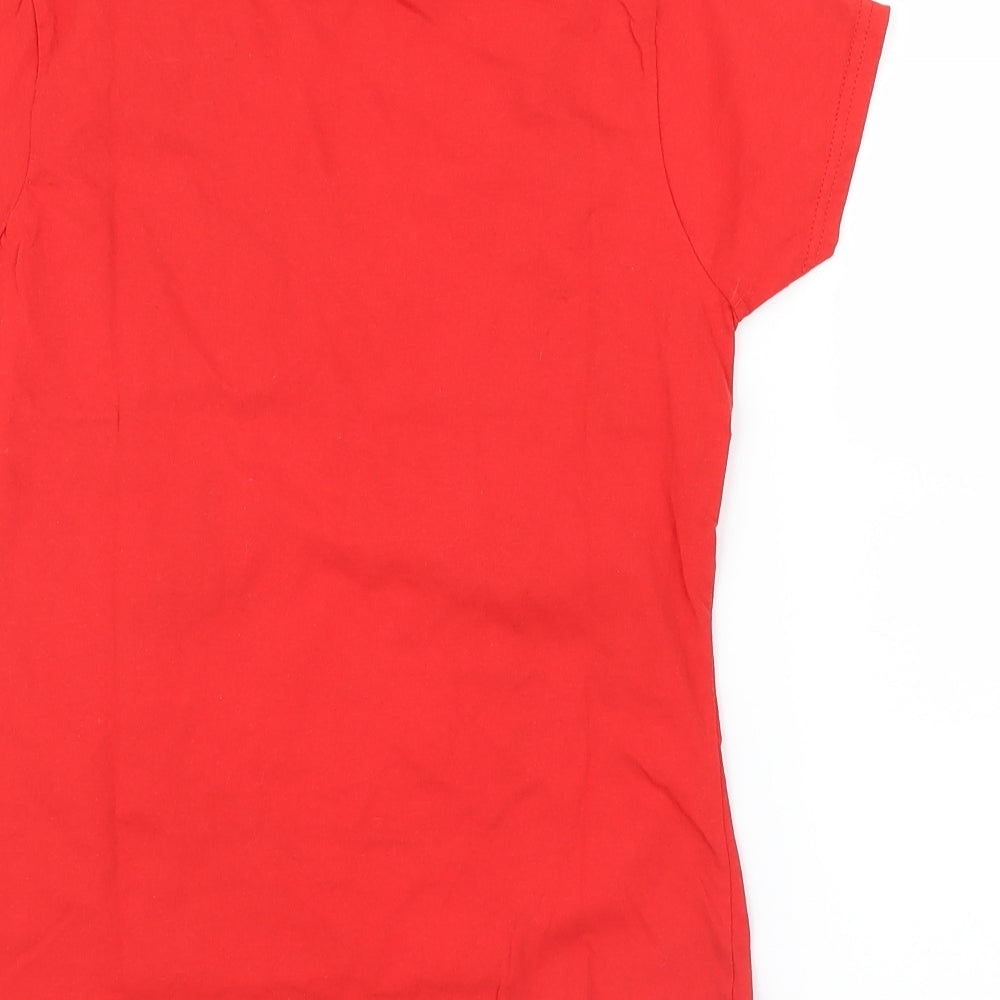 Gildan Womens Red   Basic T-Shirt Size M