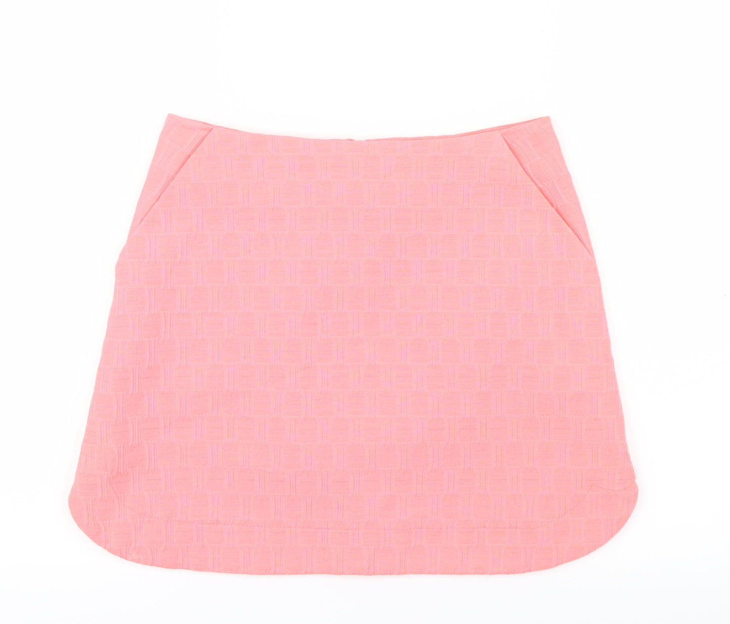 Topshop Womens Pink   Mini Skirt Size 8