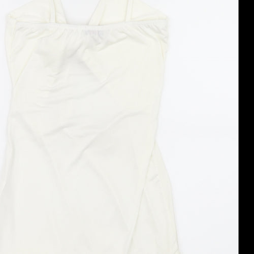 Stylewise Womens White   Camisole T-Shirt Size 10