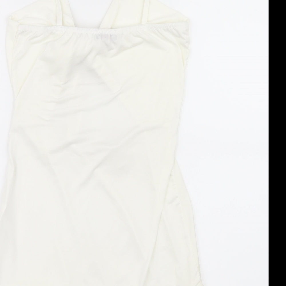Stylewise Womens White   Camisole T-Shirt Size 10
