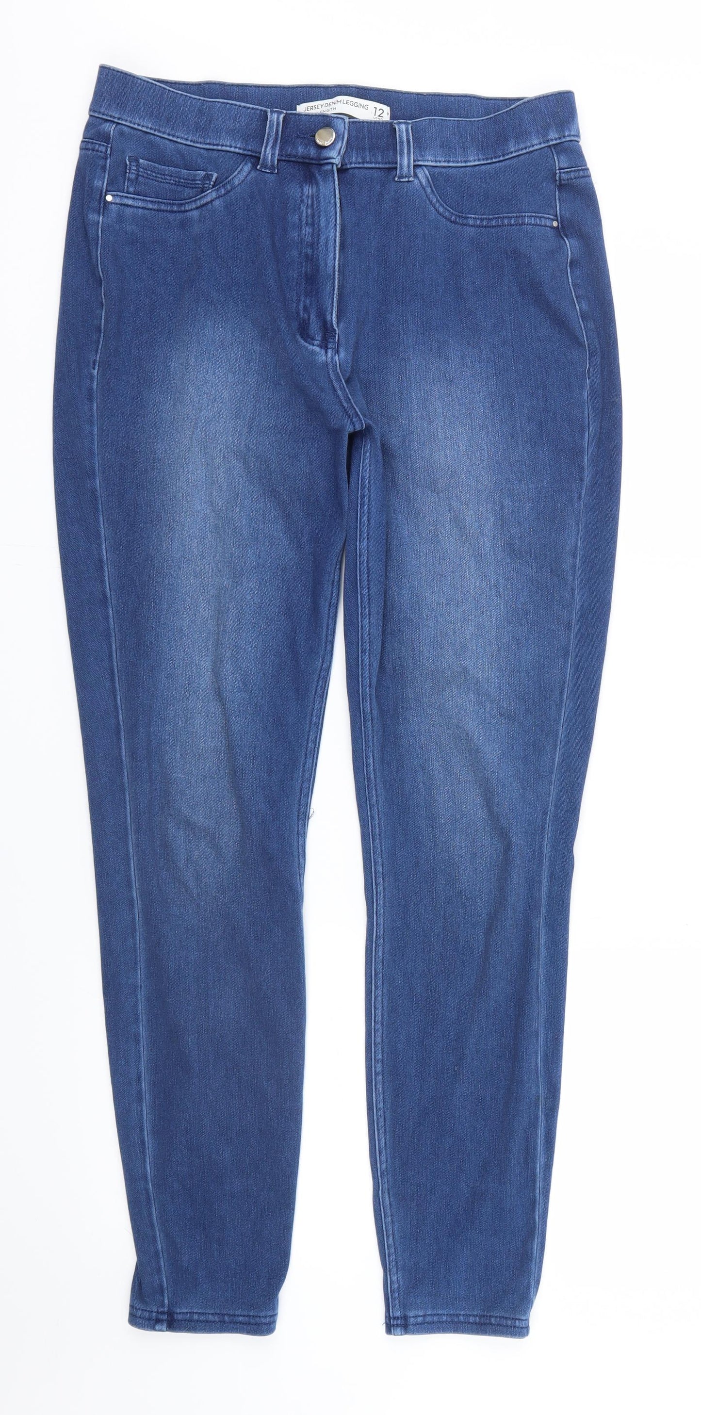 NEXT Womens Blue  Denim Jegging Jeans Size 12 L28 in