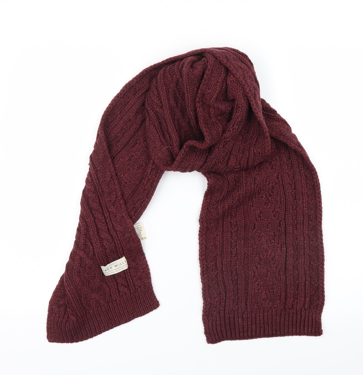 Jack Wills Womens Purple  Knit  Scarf