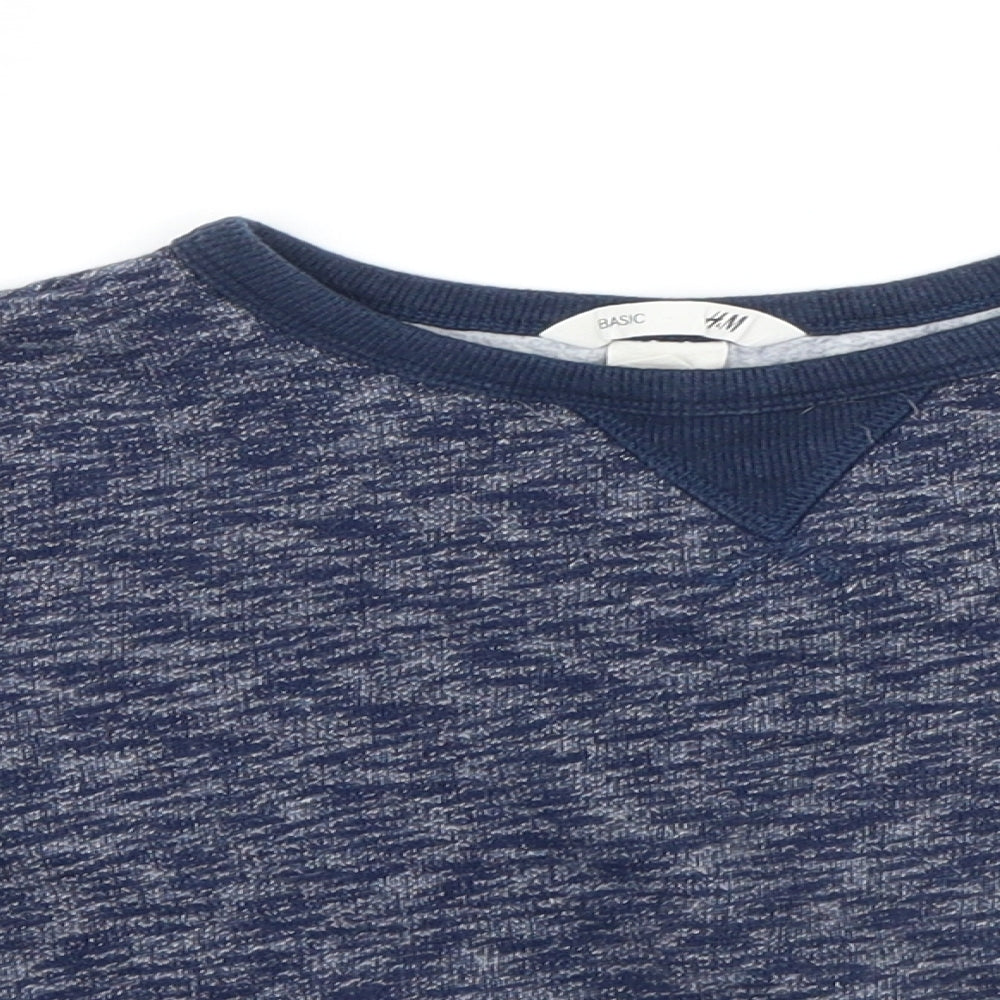 H&M Boys Blue   Pullover Jumper Size 5-6 Years