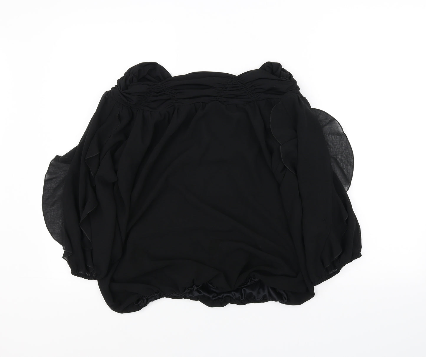 Annabelle Womens Black   Basic Blouse Size 10
