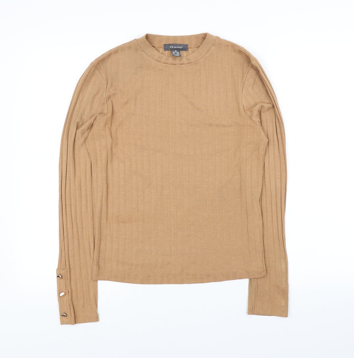 Primark Womens Beige Pullover Jumper Size M