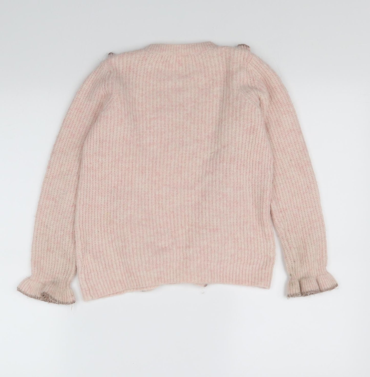 F&F Girls Pink   Pullover Jumper Size 7-8 Years