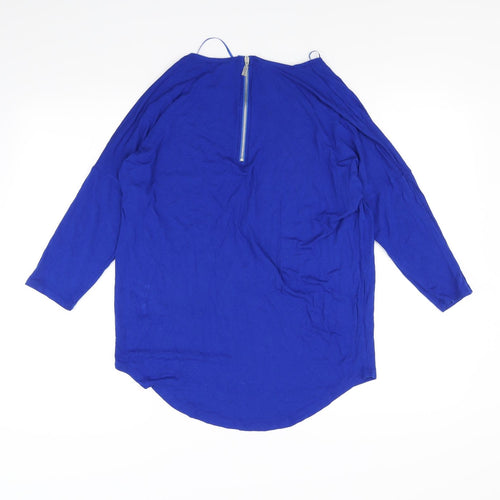 Select Womens Blue   Basic Blouse Size 12