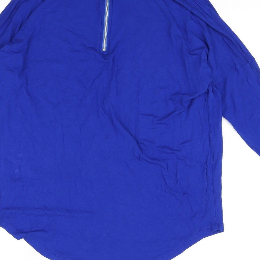 Select Womens Blue   Basic Blouse Size 12