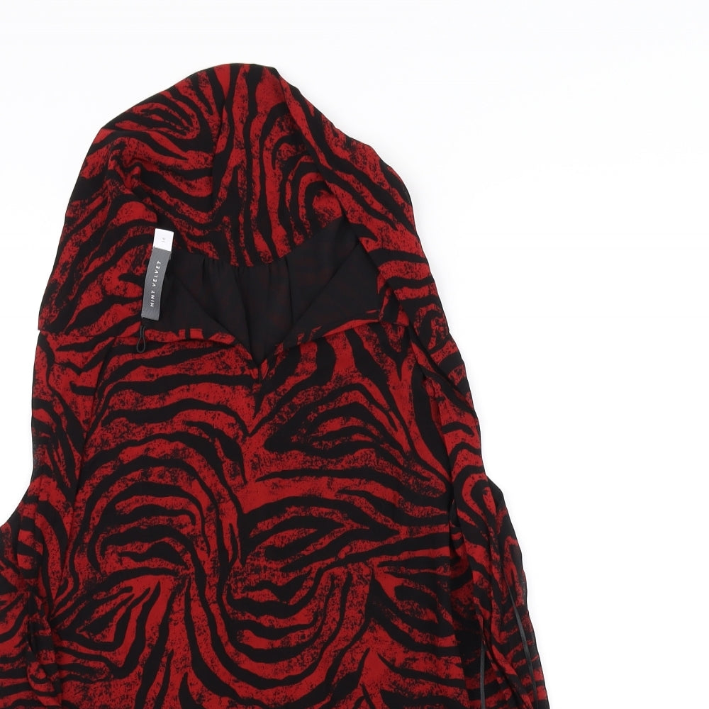 Mint Velvet Womens Red   Fit & Flare  Size 14