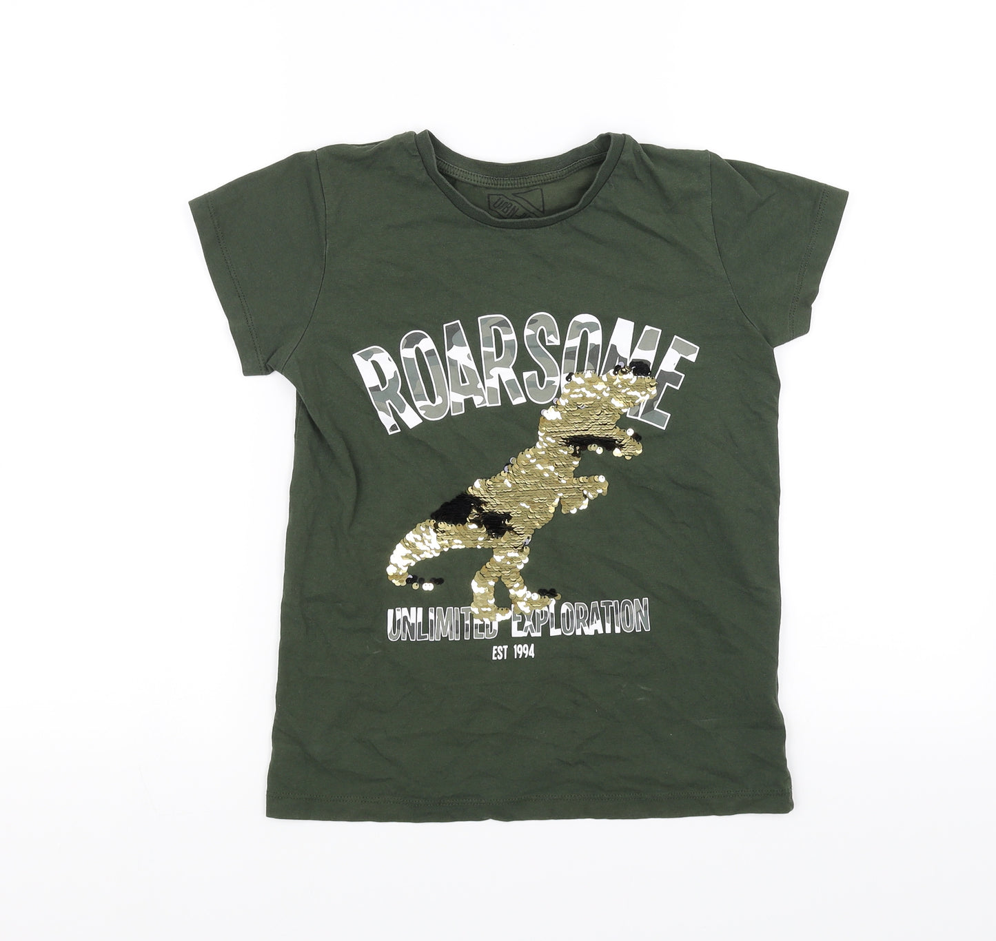 Urban Depart Girls Green   Basic T-Shirt Size 10 Years