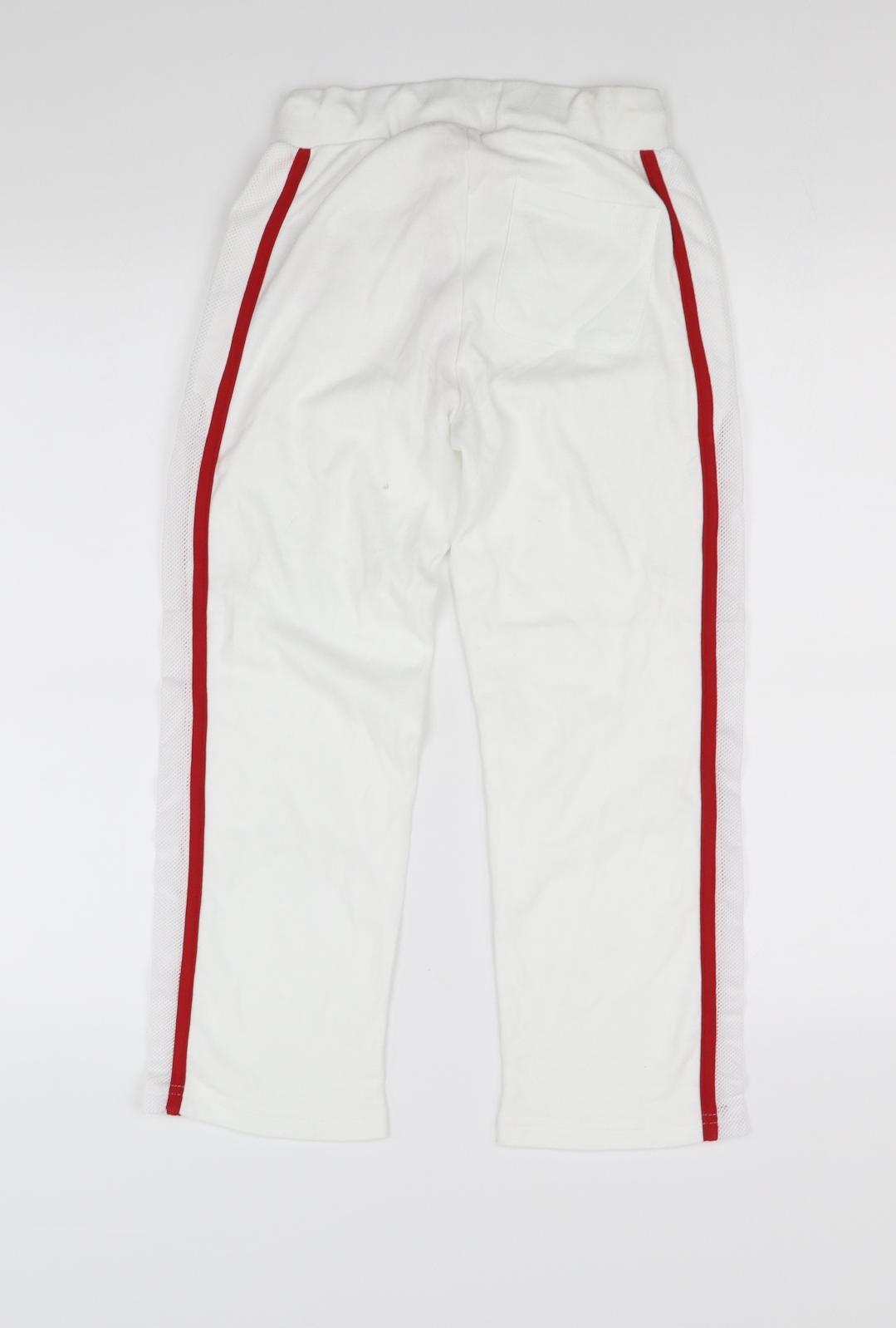IMANI Boys White   Jogger Trousers Size S