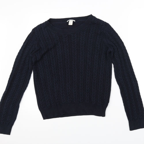 H&M Mens Blue   Pullover Jumper Size M