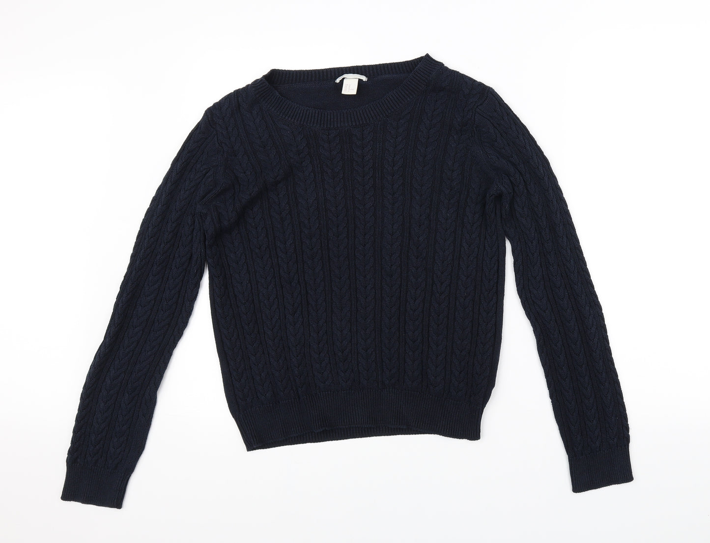 H&M Mens Blue   Pullover Jumper Size M
