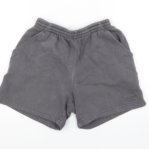 Cotton Traders Boys Grey   Sweat Shorts Size XS