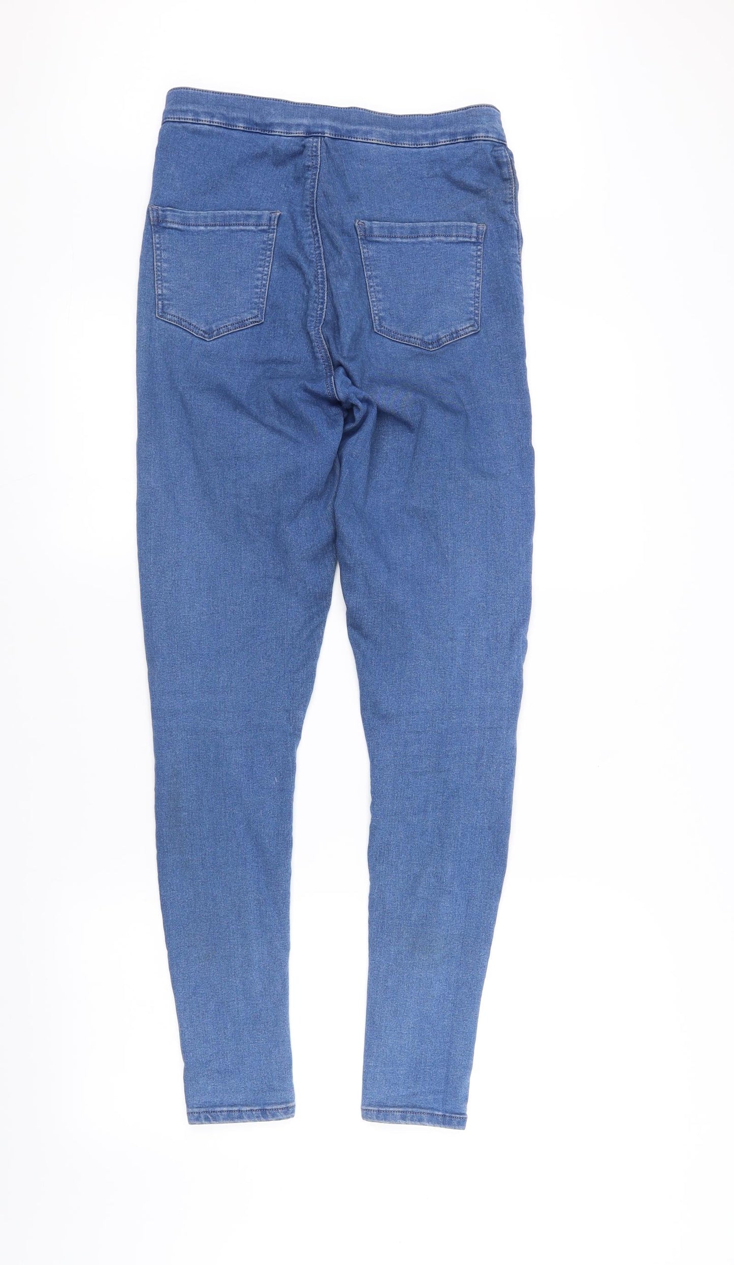 Topshop Womens Blue   Straight Jeans Size 30 in L31 in