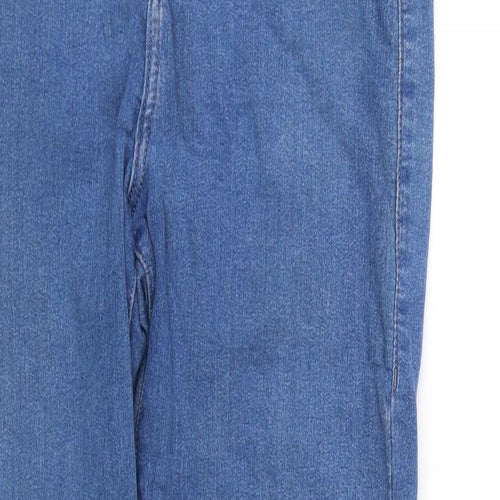 Topshop Womens Blue   Straight Jeans Size 30 in L31 in