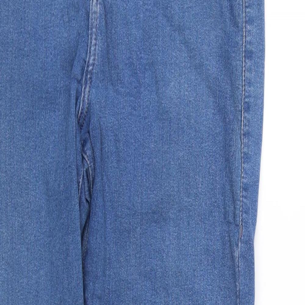 Topshop Womens Blue   Straight Jeans Size 30 in L31 in