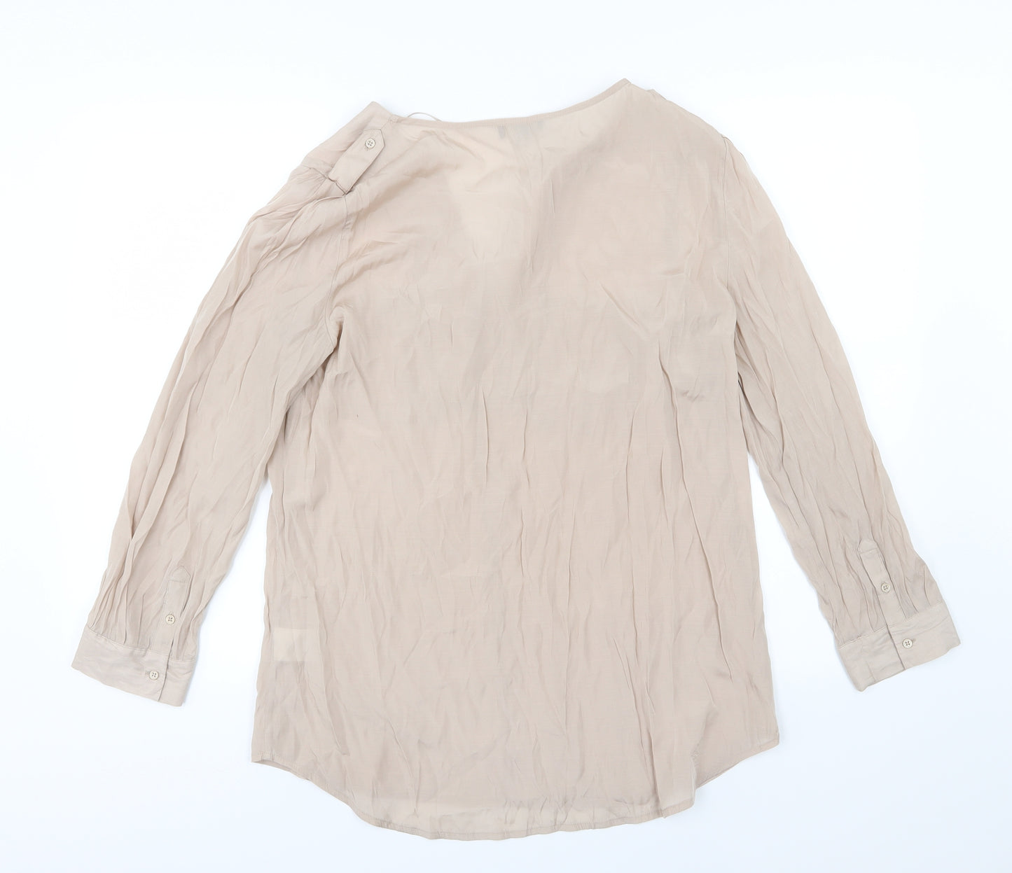 Et Vous Womens Beige   Basic Blouse Size M