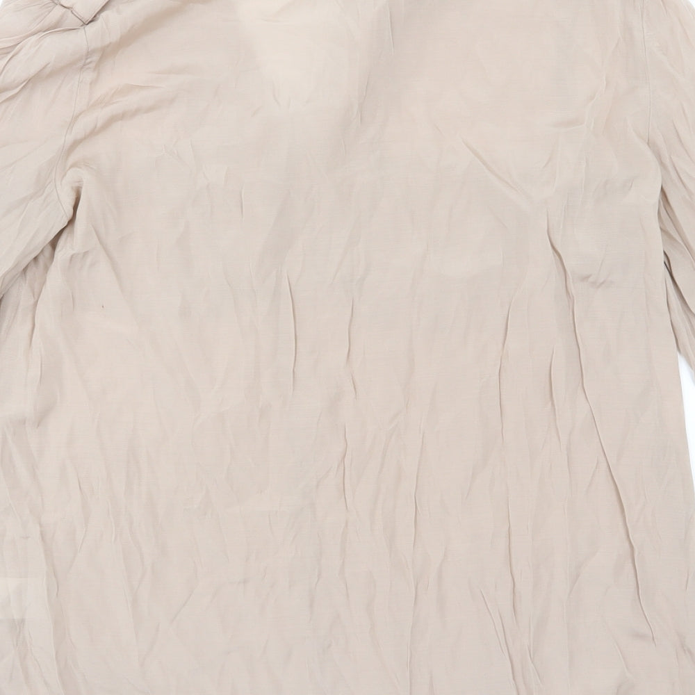 Et Vous Womens Beige   Basic Blouse Size M