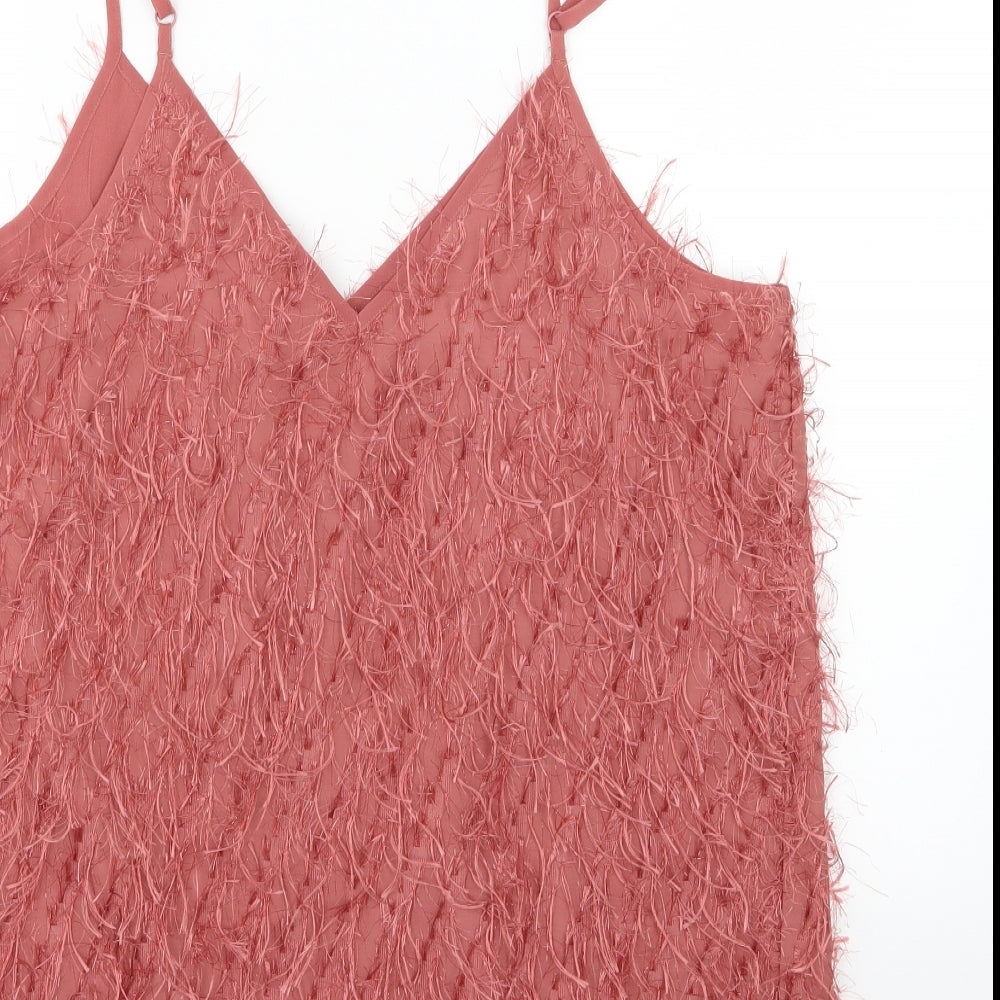 NEXT Womens Pink  Chiffon Basic Blouse Size 16