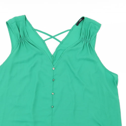 George Womens Green  Chiffon Camisole Blouse Size 22