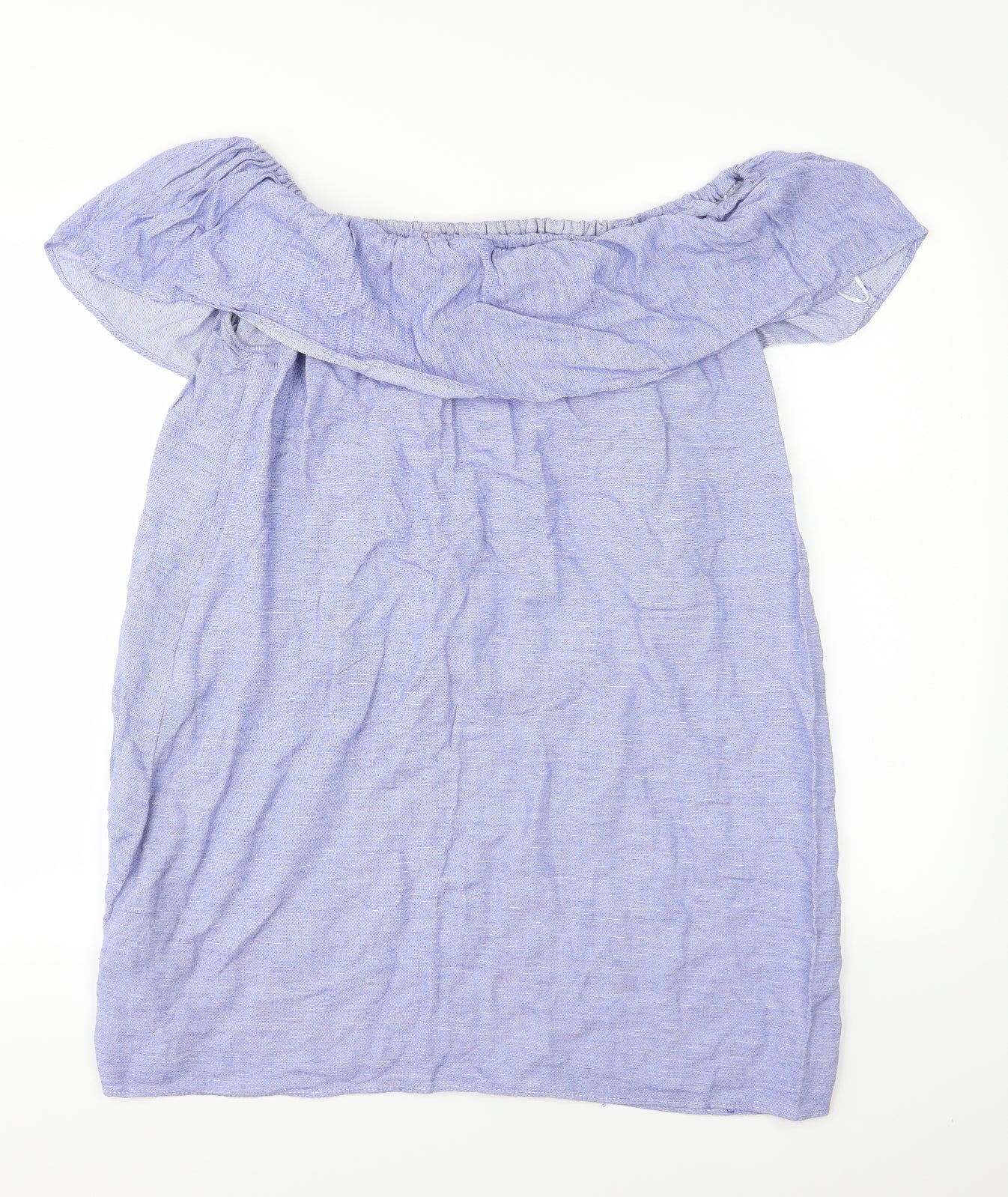 Zara Womens Blue  Woven T-Shirt Dress  Size S