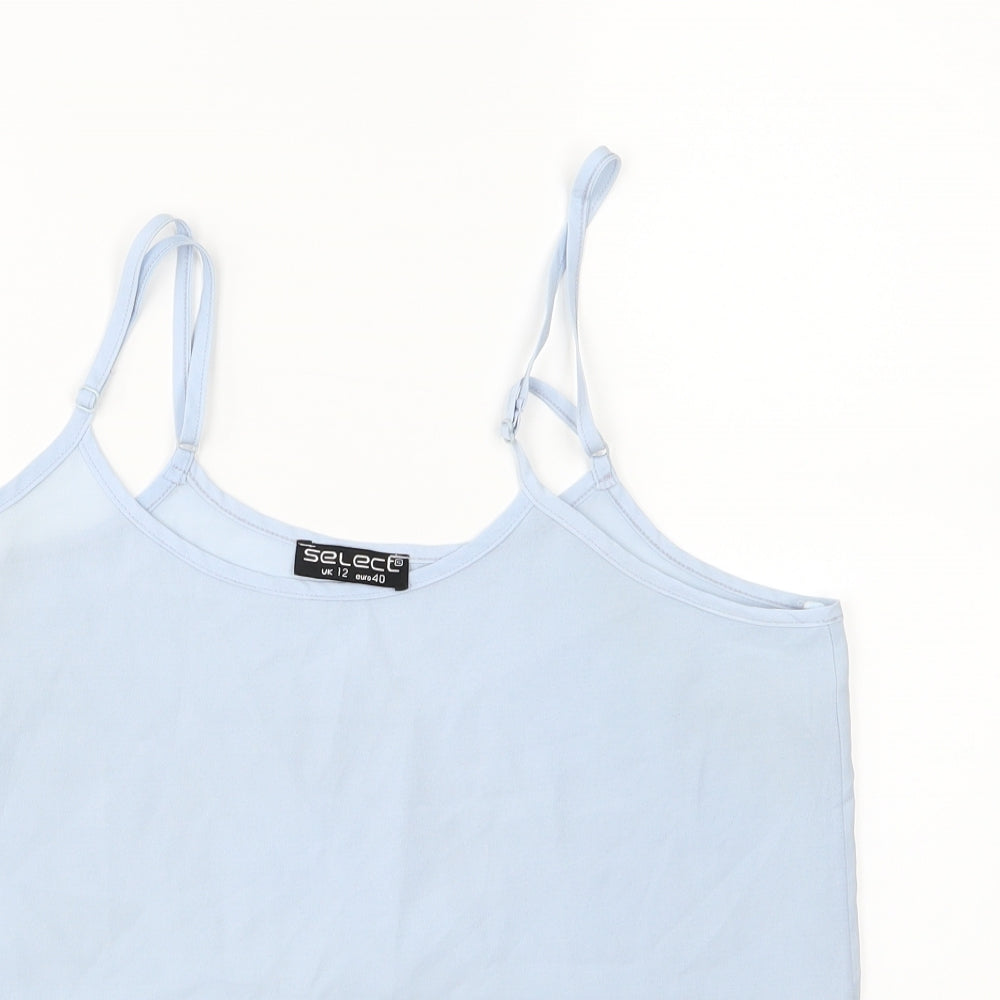 Select Womens Blue  Chiffon Camisole Blouse Size 12