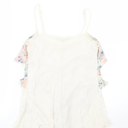 Red Herring Womens Multicoloured Floral Jersey Basic Tank Size 10