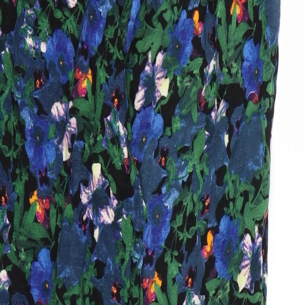 Internacionale Womens Multicoloured Geometric Jersey Harem Trousers Size 12 L25 in