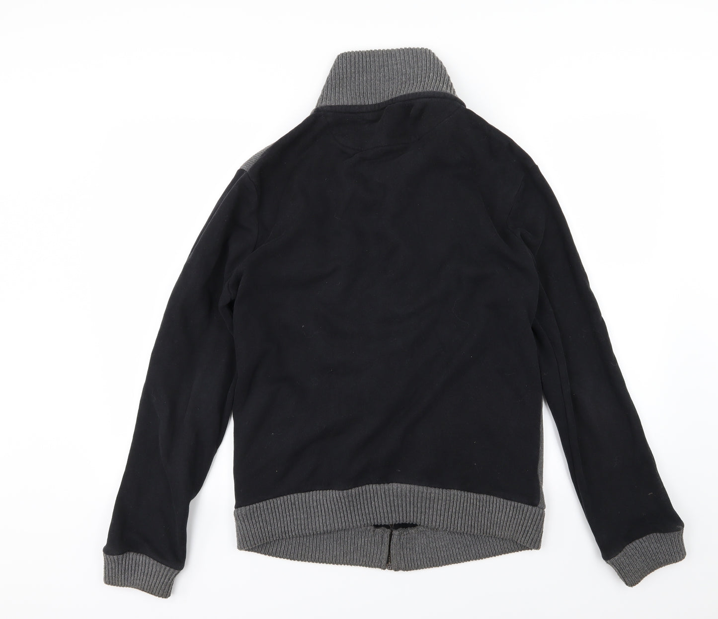 Sonneti Mens Black  Jersey Full Zip Sweatshirt Size L