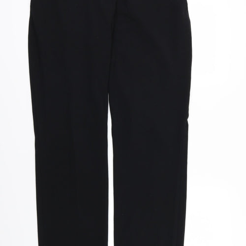 Marks and Spencer Womens Black  Rayon Trousers  Size 36 in L30 in