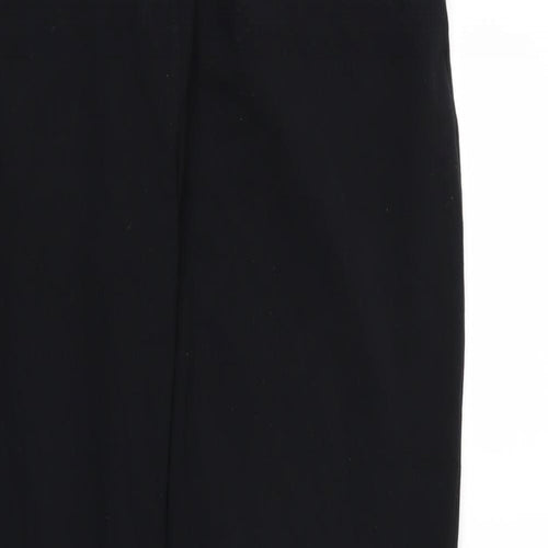Marks and Spencer Womens Black  Rayon Trousers  Size 36 in L30 in