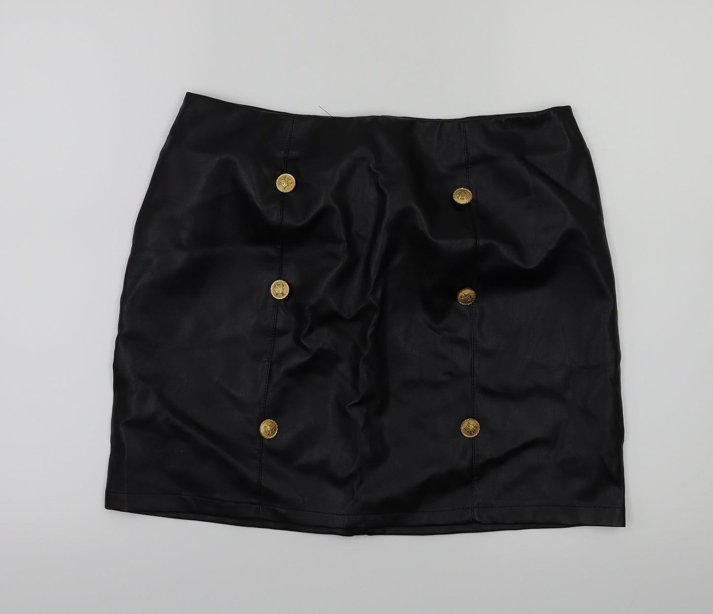 Quiz Womens Black   A-Line Skirt Size 14
