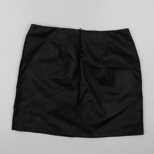 Quiz Womens Black   A-Line Skirt Size 14