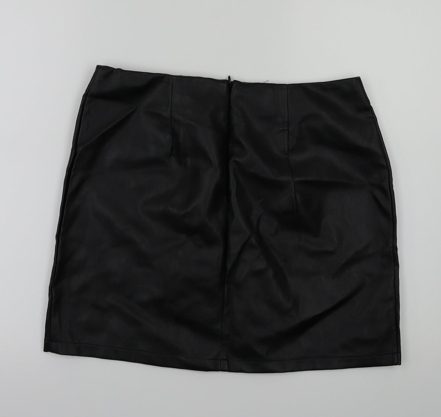 Quiz Womens Black   A-Line Skirt Size 14