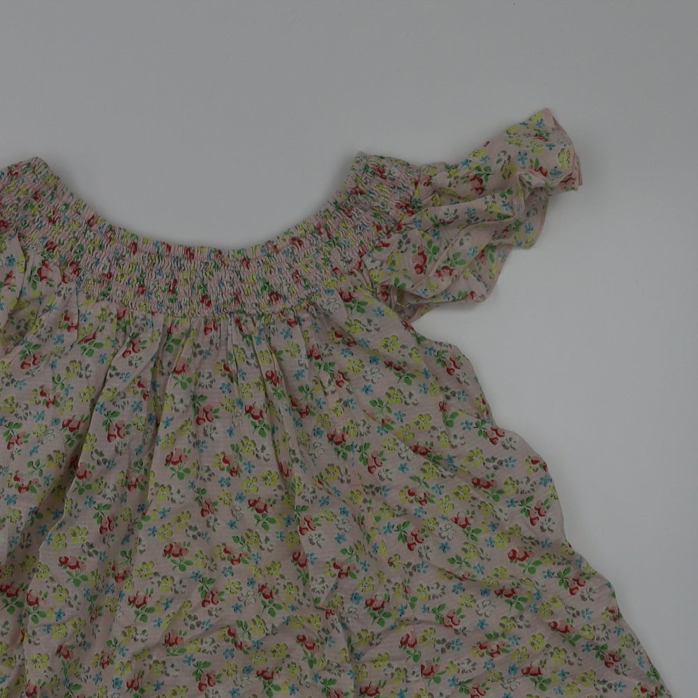 next  Girls White Floral  Fit & Flare  Size 12 Years