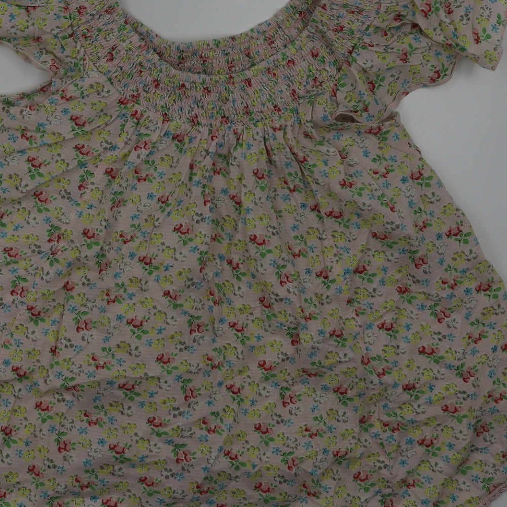 next  Girls White Floral  Fit & Flare  Size 12 Years