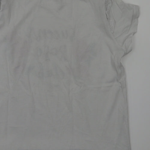 Terranova Womens White Floral   T-Shirt Size S