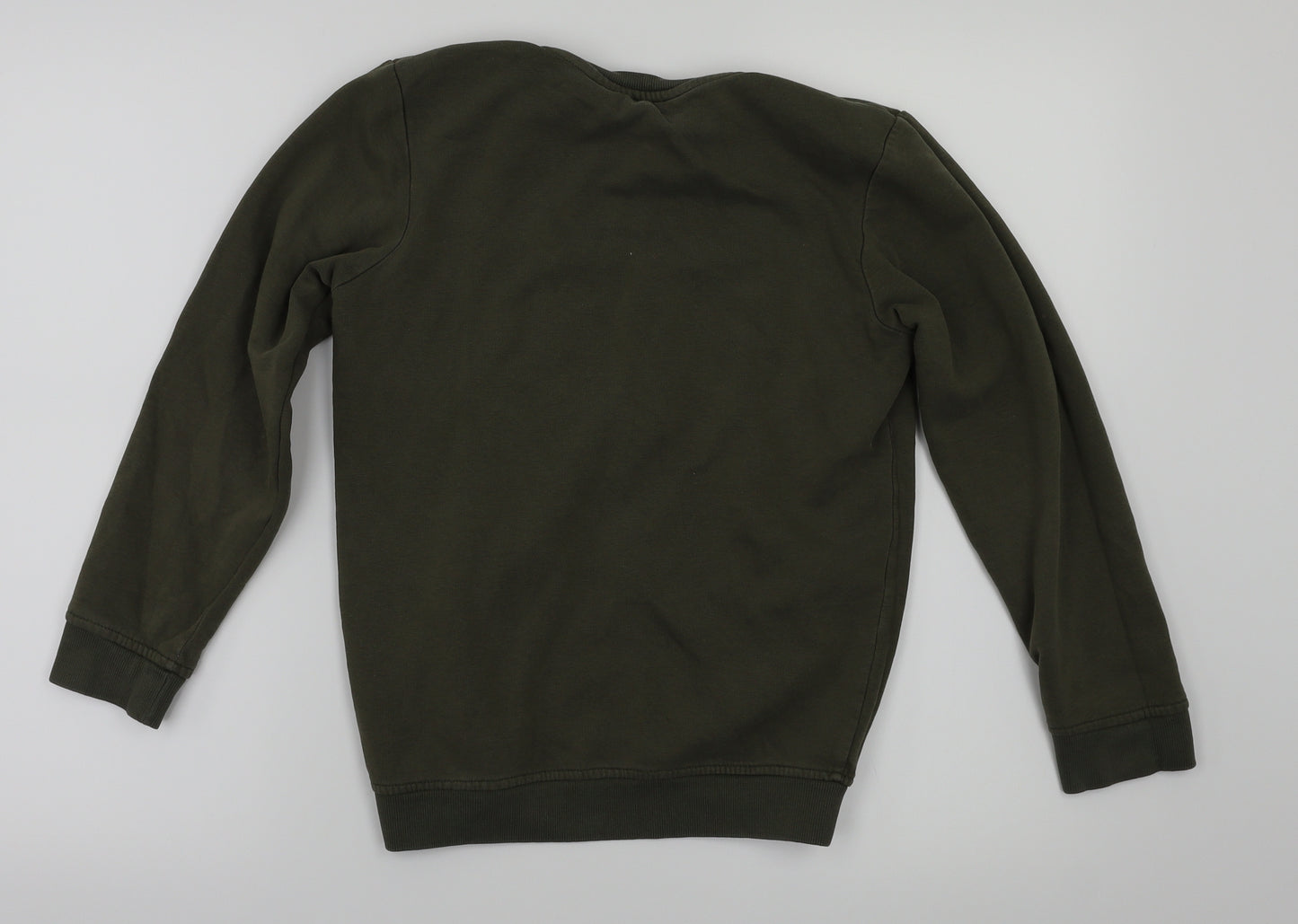 George Boys Green   Pullover Jumper Size 10-11 Years