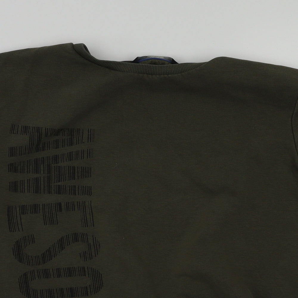 George Boys Green   Pullover Jumper Size 10-11 Years