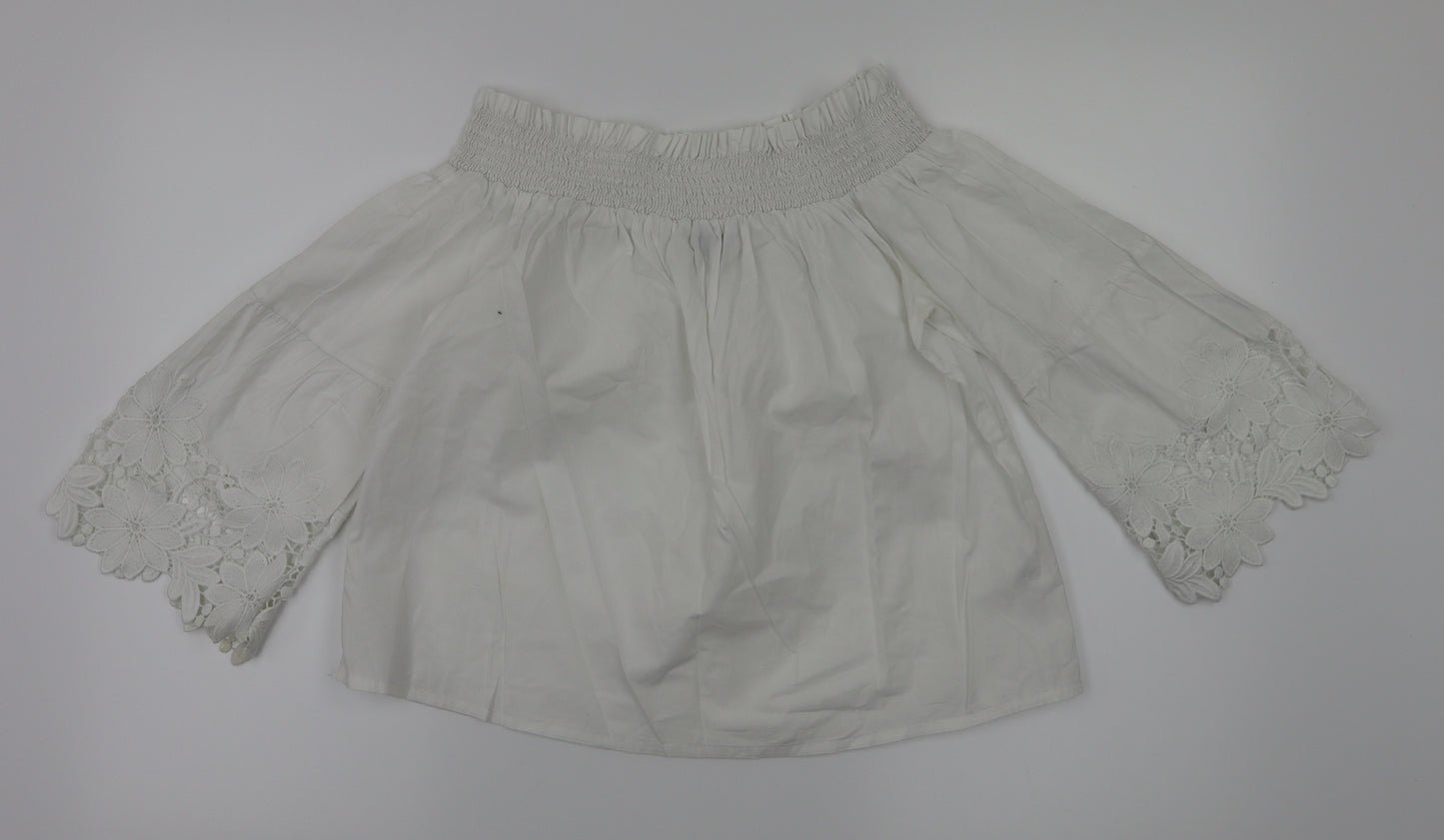 New Look Womens White   Basic T-Shirt Size 6