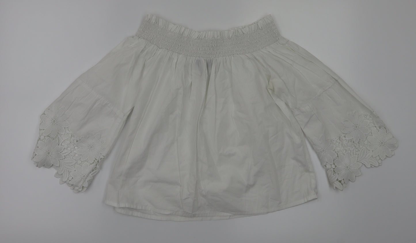 New Look Womens White   Basic T-Shirt Size 6