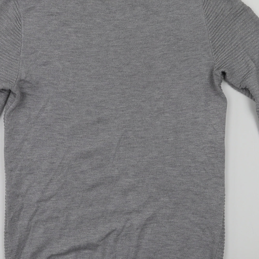 F&F Womens Grey   Pullover Jumper Size 6