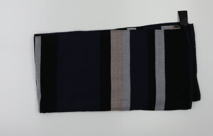 H&M Womens Blue Striped   Scarf