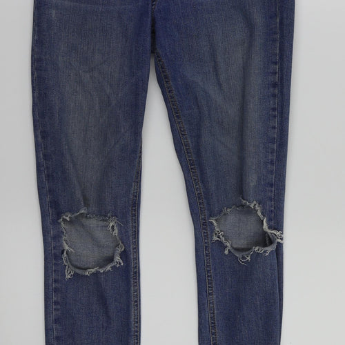 top shop  Womens Blue   Skinny Jeans Size 26 L25 in