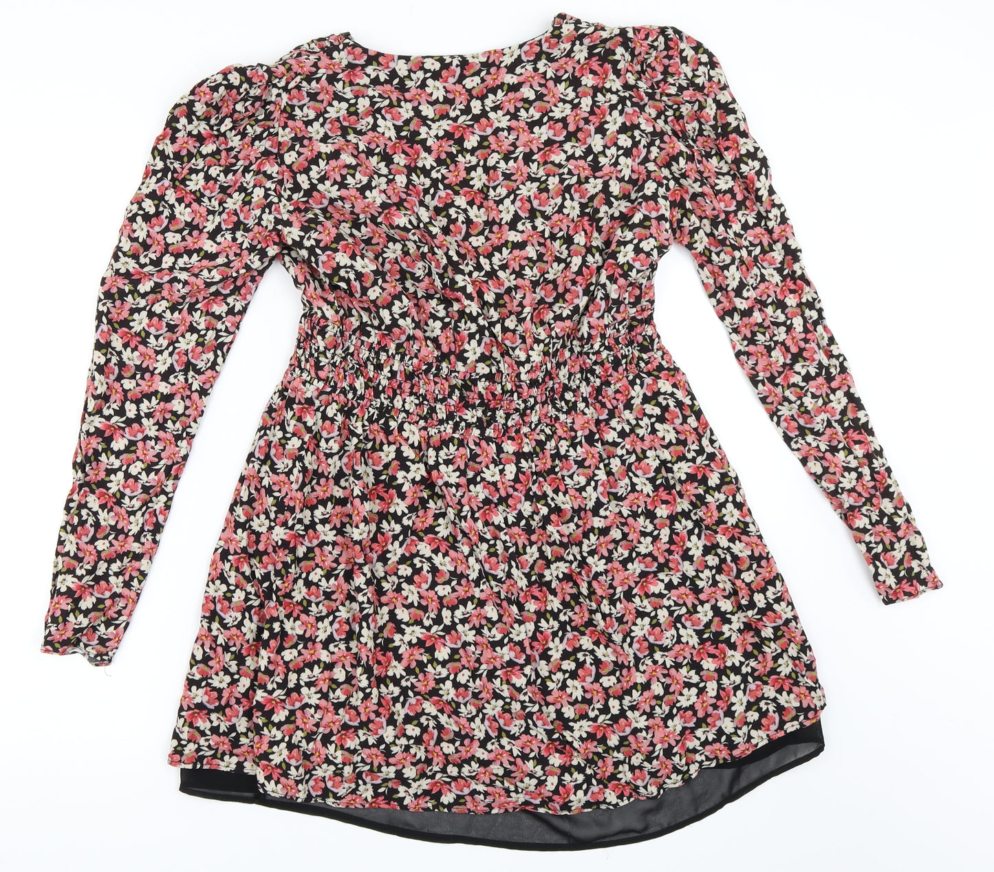 Zara Womens Pink Floral  Fit & Flare  Size M