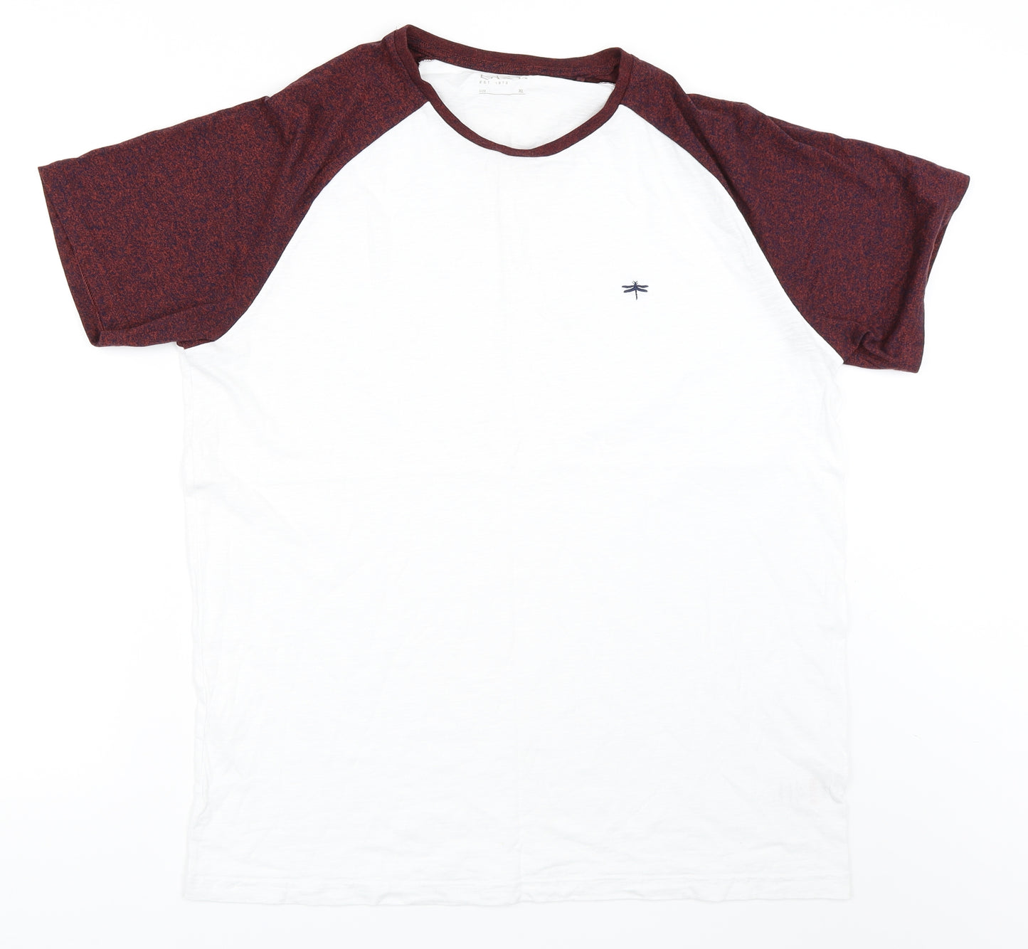 Easy Mens White    T-Shirt Size XL